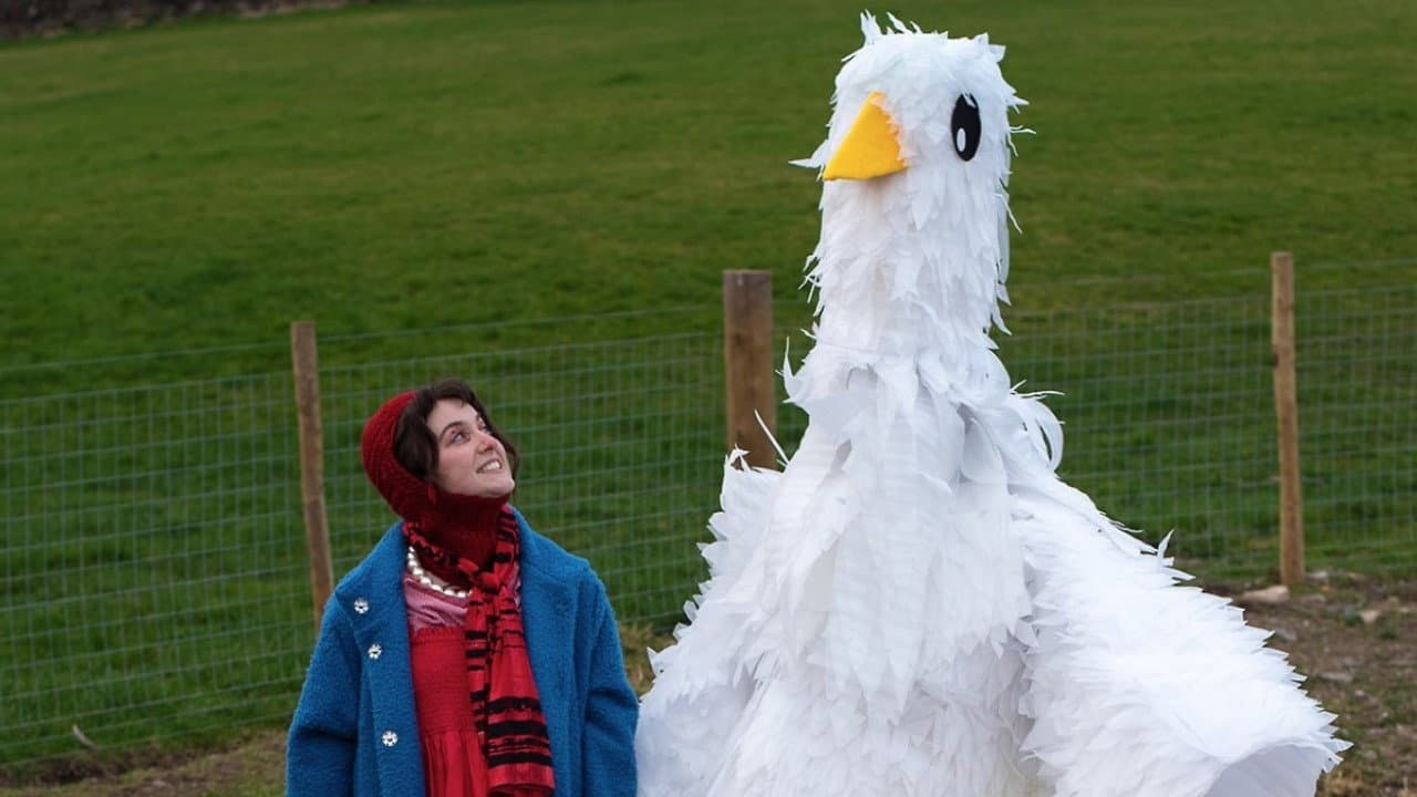 Chicken Girl backdrop